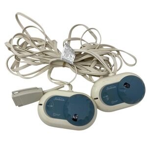 Sunbeam Electric Blanket Dual Controllers T38-H2-D OS White Blue 4-Pin